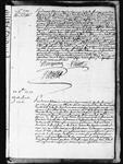 Notariat de l'Acadie et du Canada 1733, février, 20