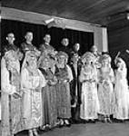Choir Group of Greeks in traditional apparel, Vancouver, B.C September 1945
