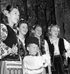 Folk Dancing, Ukrainian Canadians, Ottawa September 1945