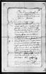 Notariat de Terre-Neuve (Plaisance) 1708, juin, 23
