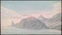 Vue du volcan Morne Diablotin de l'île de Dominica ca. 1773-1781
