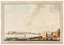A View of Quebec taken from the Ferry House on the Opposite side of the River St. Lawrence October 3, 1785