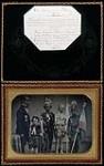 Daguerreotype offert à Paul-Henri de Belvèze, capitaine du vaisseau francais LA CAPRICIEUSE en mission de réconciliation au Canada à l'été 1855