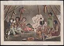 Interior of a Sioux Lodge 1824