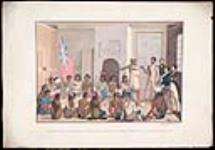 The Red Lake Chief making a speech to the Governor of Red River at Fort Douglas 1825