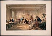 Telegraph House, Trinity Bay, Newfoundland, Interior of Mess Room, 1858 1867.
