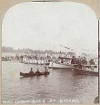 War canoe race in Ottawa River ca. 1880-1926