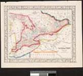 Map of Canada West in counties. S. Augustus Mitchell, Jr. [cartographic material] 1860(1861)