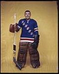 Lorne Worsley of the New York Rangers hockey team 6 Jan. 1962