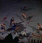 Toronto Maple Leafs vs. Montreal Canadiens. Action shot 18 Jan. 1964.