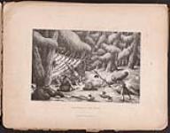 A Night Encampment Moose Hunting 1836