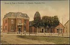 Bureau de poste et résidence J.L. Gosselin, Plessisville, P.Q. [document iconographique] [191-?]: