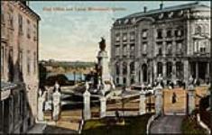 Post office and Laval monument, Quebec [graphic material] [191-?]: