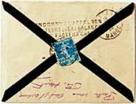 French mourning envelopes from Notification 1 and 2 series, 1996 ca. 1880-1930.