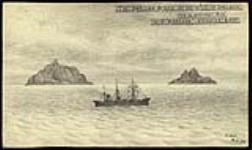 The Skelligs Rocks off the West of Ireland 704 & 430 feet high S.S. Faraday steaming east April 16, 1894