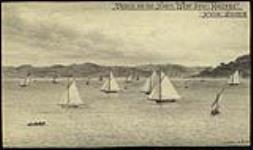 Yachts off the northwest arm Halifax, Nova Scotia August 11, 1900