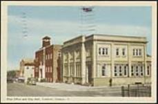 Post office and city hall, Timmins, Ontario [graphic material] [193-?]: