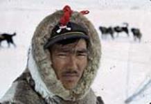 Inuit man wearing a fur parka [The late Harry Qaumariaq of Iqaluit] [graphic material] May 1965.