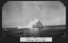 G.P.M. Icebergs Baffin Bay 1930.