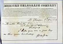Telegram books [textual record] 1864-1909.