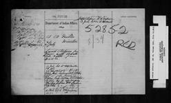 CAPE CROKER AGENCY - LAND RETURN FOR JUNE, WITH SUBSEQUENT CORRESPONDENCE 1884-1887