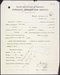 Receipt for delivery of immigrant Arvo Vaara, December 17, 1932.