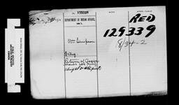 CAPE CROKER AGENCY - RETURN OF LAND ASSIGNMENTS DURING THE MONTH OF JULY 1892 1892