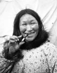 Inuit woman with face tattoos [1950]
