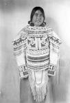Young Inuk woman, "Keyou," wearing a beaded parka 1926