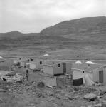 Inuit community showing typical low-cost housing supplied to the Inuit [graphic material] Aug. 1961