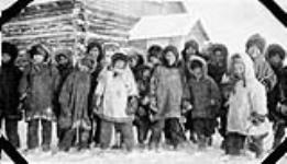 Inuit children from the Roman Catholic mission school at Aklavik 1928