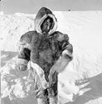 Inuk boy in caribou parka at the Industrial Home in Chesterfield Inlet (Igluligaarjuk) 1950