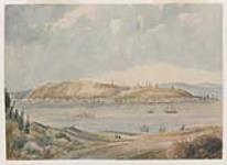 Quebec. View taken from the Levi side / Québec, vue du rivage de la pointe de Lévy, au Bas-Canada CA. 1846