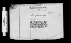 CAUGHNAWAGA AGENCY - MINUTES OF THE CAUGHNAWAGA COUNCIL HELD 5 JUNE RESPECTING SUNDRY MATTERS 1899