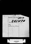 MANITOWANING AGENCY - APPLICATION OF ALEX EDNIE TO PURCHASE LOT 24 CON. 1 IN BILLINGS TOWNSHIP 1901-1929