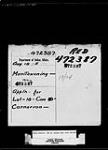 MANITOWANING AGENCY - APPLICATION BY DOUGAL CAMPBELL TO PURCHASE LOT 18, CON 13, CARNARVON TOWNSHIP 1915