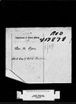 CAPE CROKER AGENCY - CORRESPONDENCE REGARDING SALE OF LOT 2, CON 9, EAST OF BURY ROAD, TOWNSHIP OF EASTNOR 1913-1919