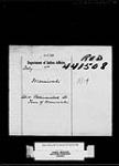 MANIWAKI AGENCY - APPLICATION OF ADOLPHE NAULT TO PURCHASE LOT 15, PAKINAWATICK STREET, MANIWAKI 1914