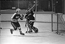 Third Arctic Winter Games. Hockey; Yukon vs. N.W.T Mar. 1974.