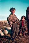 Two Inuit children [child on left is Anita Iblauk] n.d.