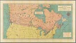 Map of the Dominion of Canada, 1886 [cartographic material] : showing location of some of the principal products, &c /compiled by E. V. Johnson 1886.