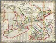 Map of Canada East and West [cartographic material] 1855.