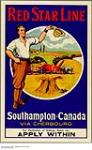 Red Star Line - Southampton - Canada via Cherbourg 1936