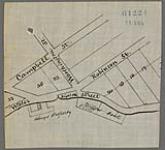 [Sketch of the land at the junction of Robinson and Worthington Streets, Little Current] [cartographic material] [1879]