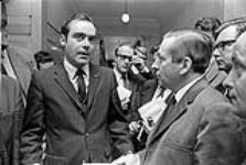 Masse, Marcel -- at Union nationale leadership caucus in Quebec City -- Oct. 1968 [document iconographique] n.d.