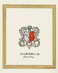Coat of Arms of James M. LeMoine ca. 1833-1866.