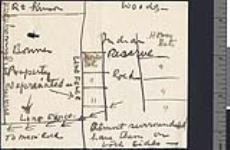 [St. Mary's Indian Reserve no. 24. Rough sketch showing the Bonne property near the proposed re-location of the Indian Reserve] [cartographic material] [1929]