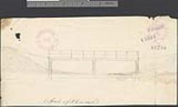 [Six Nations Reserve no. 40. Plan of bridge to be built] [architectural drawing] [1883]