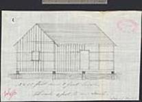 [Six Nations Reserve no. 40. Plan of the shed to be built in rear of the Council House of the Six Nations Indian Reserve] [architectural drawing] [1887]