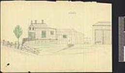 [Perspective view of the agents' house on the Saugeen Reserve] [architectural drawing] [1888]
